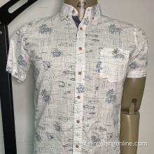 Chemise occasionnelle de coton moderne pour hommes